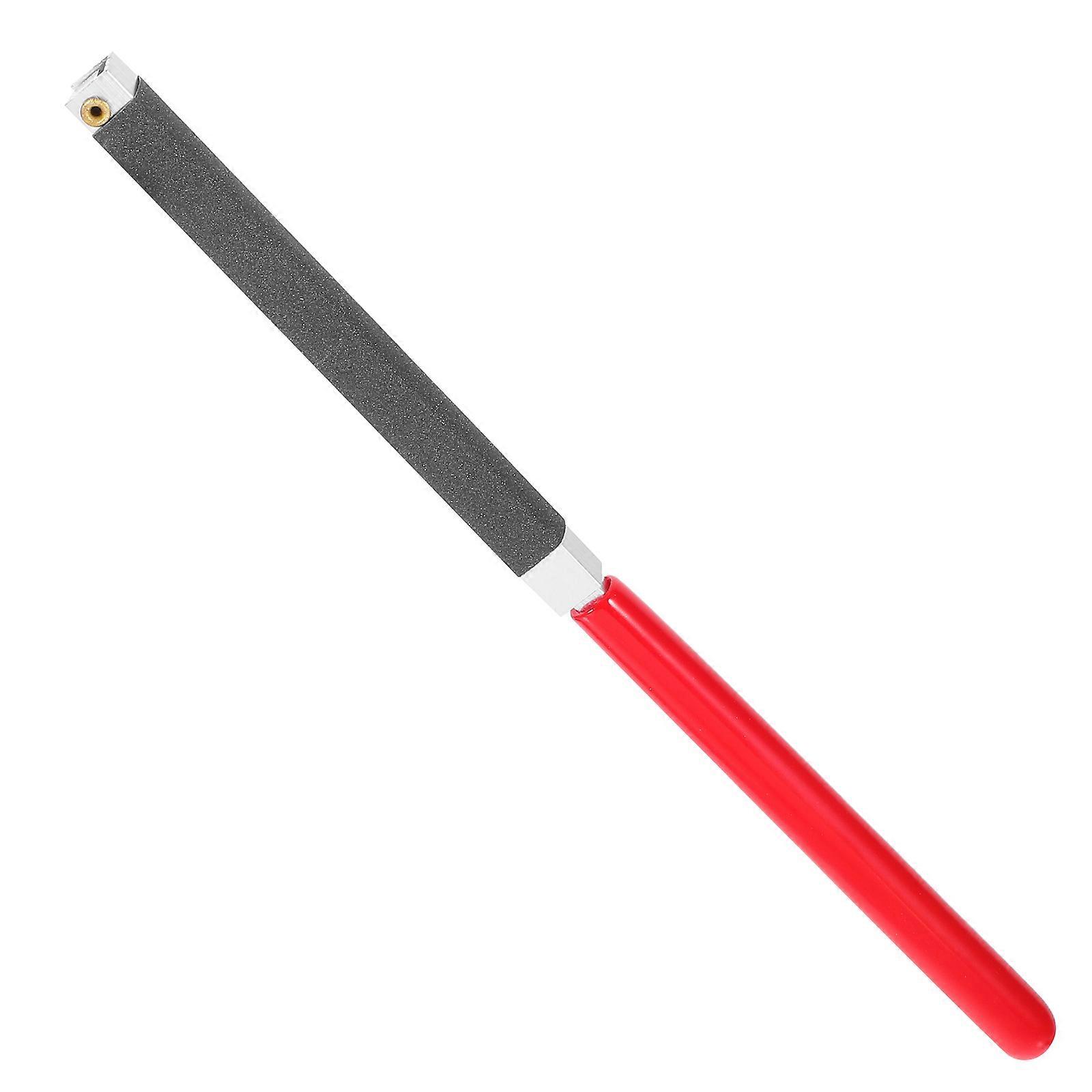 Sanding Manual Sandpaper Holding Stick Plastic Large Flat Design For Woodworking Red 21.00X1.00X1.00CM 1Pack