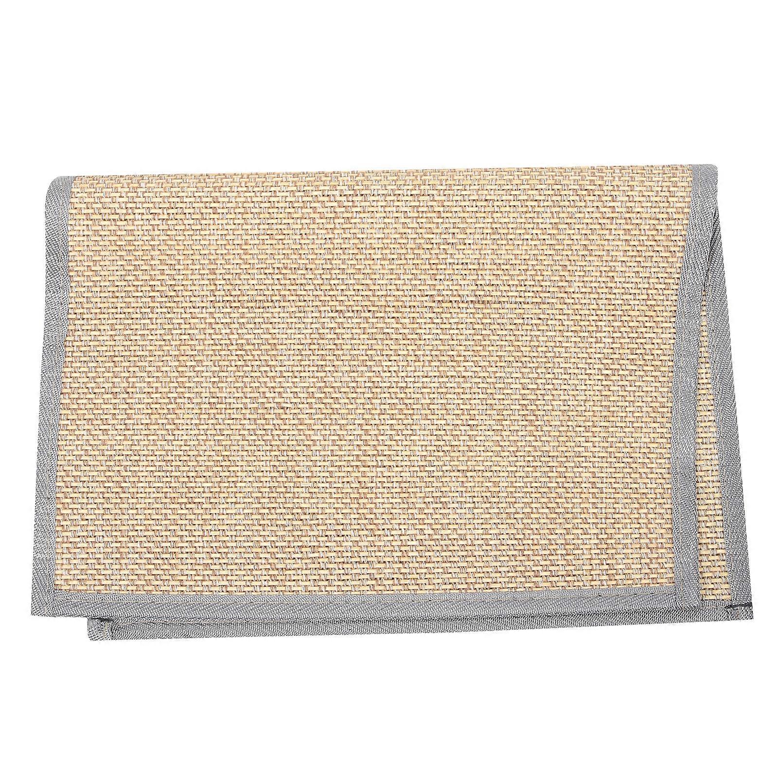 Indoor Cats Scratching Board Stable Cat Scratching Rug Home Use Sisal Rectangular Non-Shedding 1Pcs