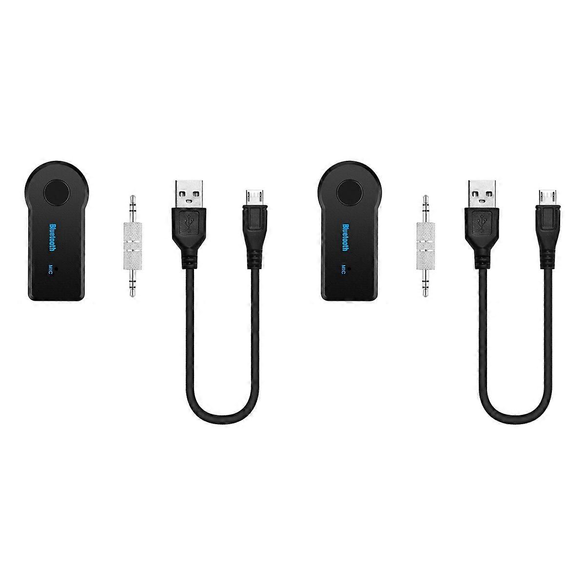 2-in-1 Wireless Bluetooth receiver 3.5mm Aux Audio Music adapter