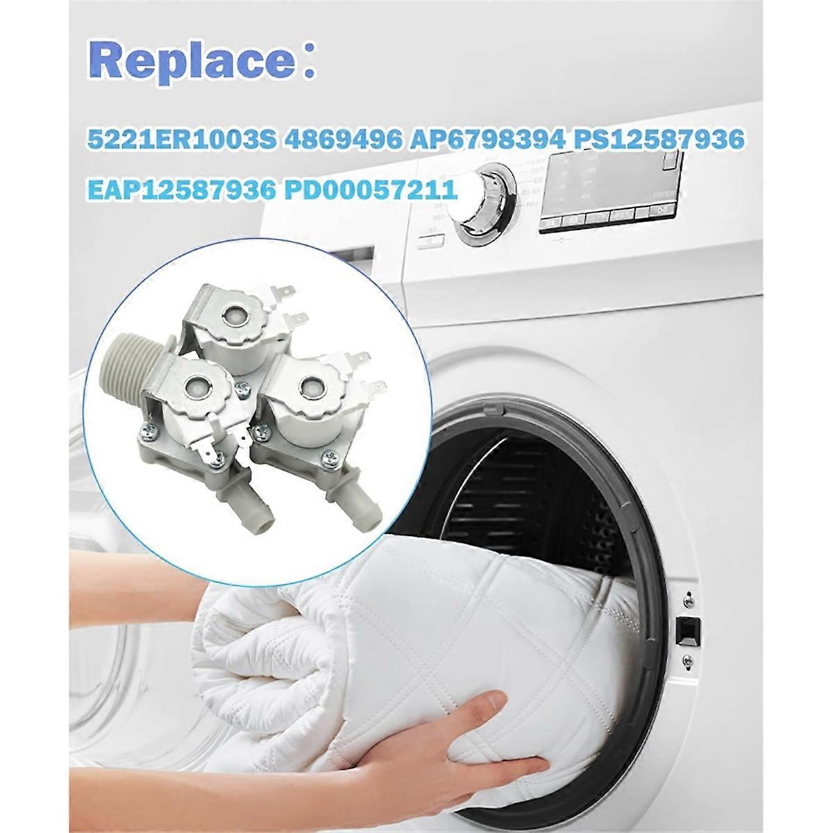 5221ER1003S Washer Water Inlet Valve for Replace 4869496 AP6798394 PS12587936 EAP12587936 Water Inle