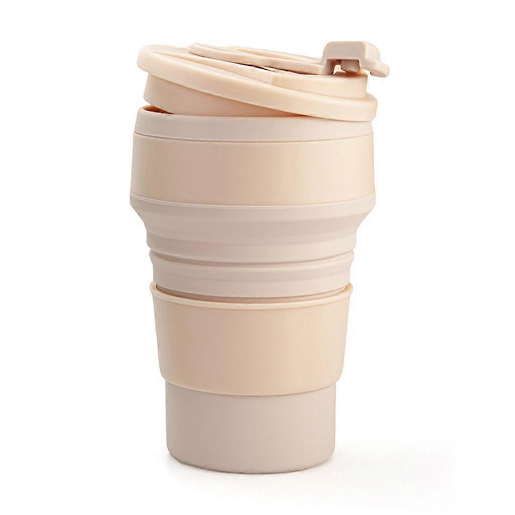 Pink Collapsible Coffee Cup Portable Durable