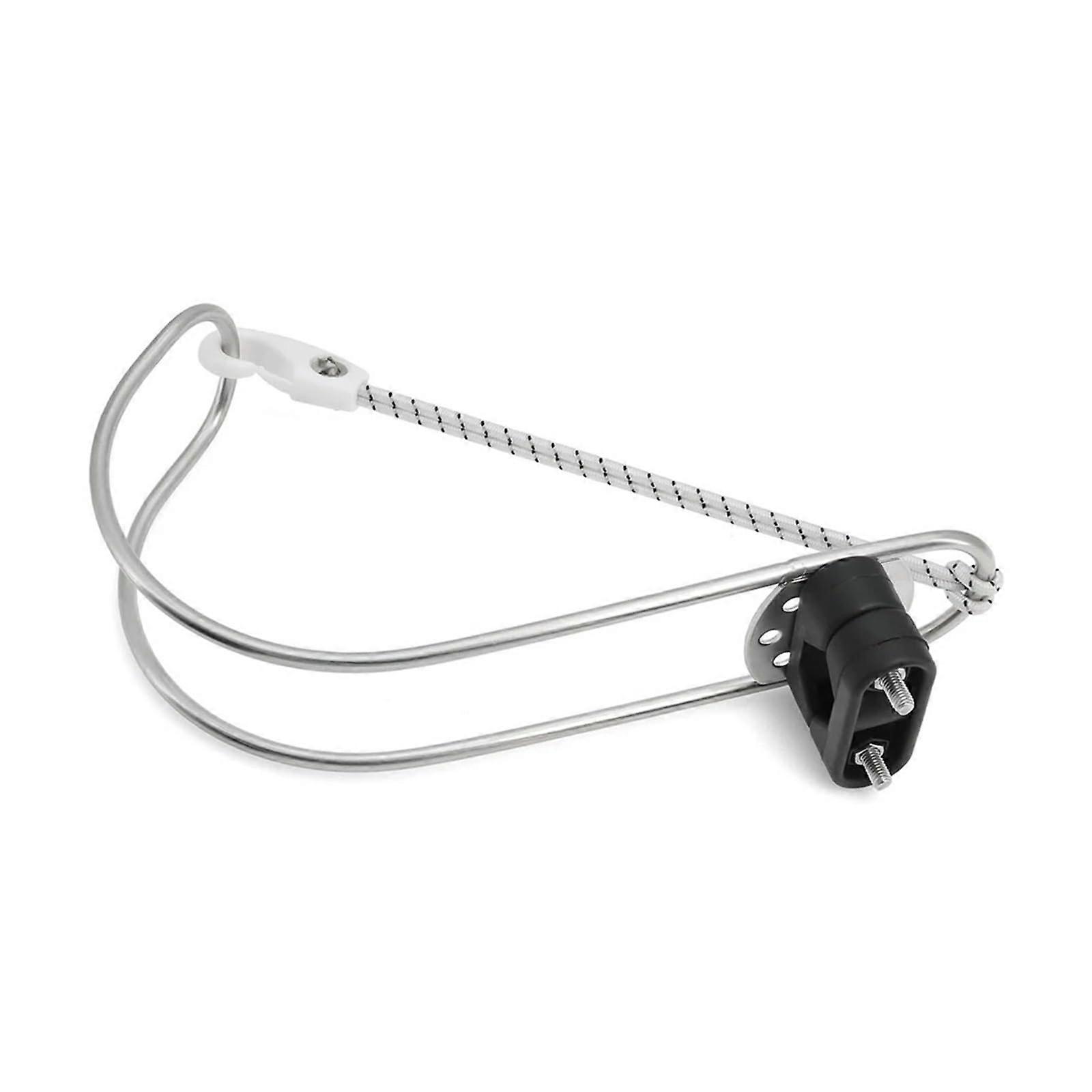 Boat Lifebuoy Ring Horseshoe Bracket Marine Hardware Adjustable Rustproof Silver Acme