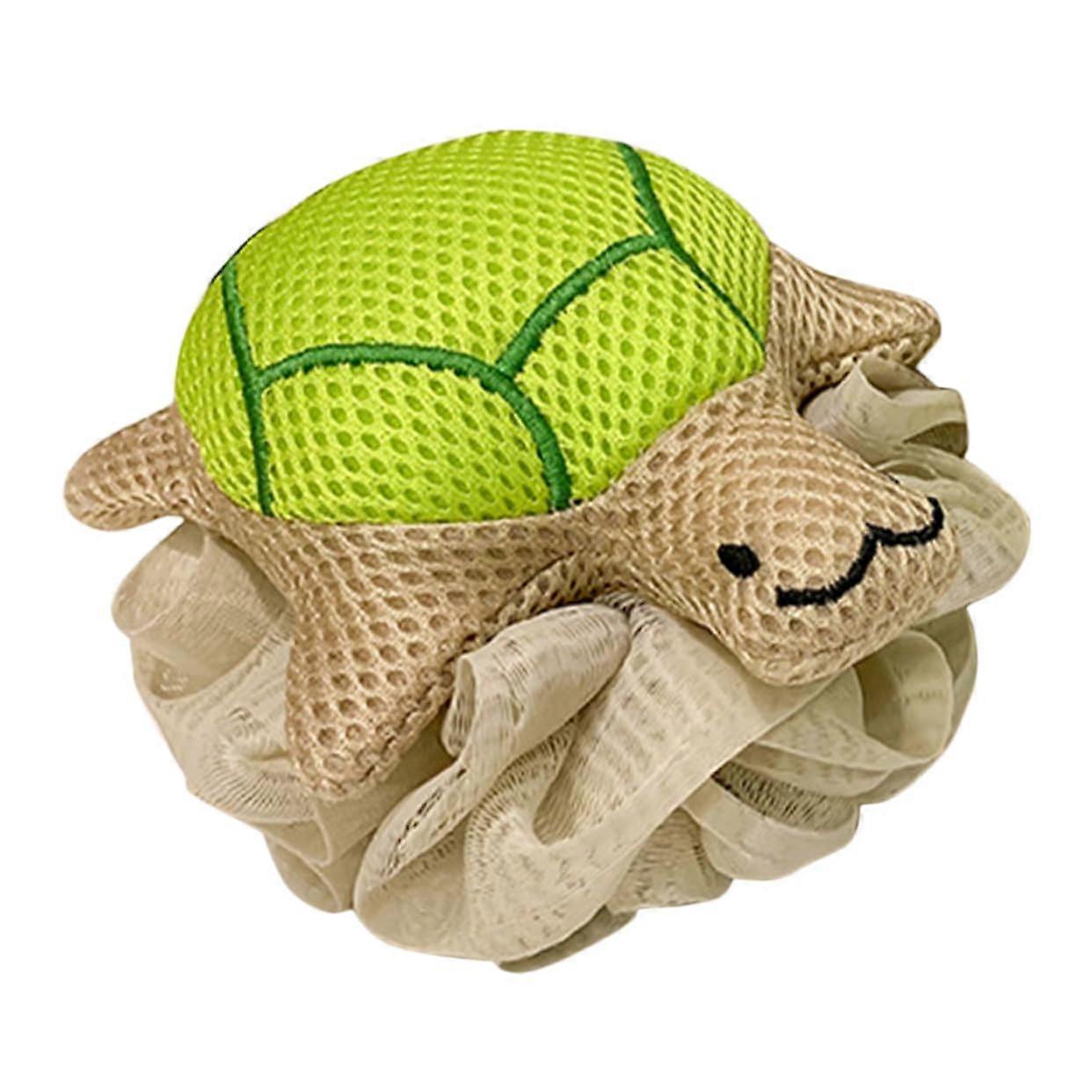 Turtle Bath Ball Body Scrubber Bathing Tool for Skin Exfoliation and Cleansing, Practical Cleanser with Soft Touch