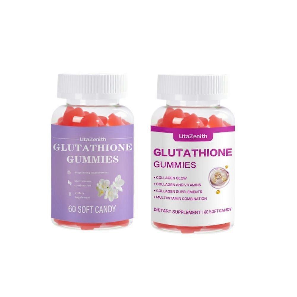 L, Glutathione gummies, with vitamins C, D and E, combination pack