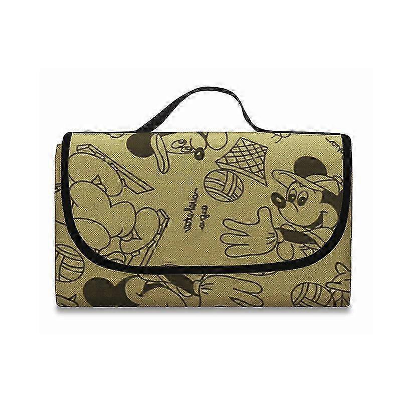 Large Waterproof Foldable Picnic Blanket for Outdoor Camping and Beach 200x200cm