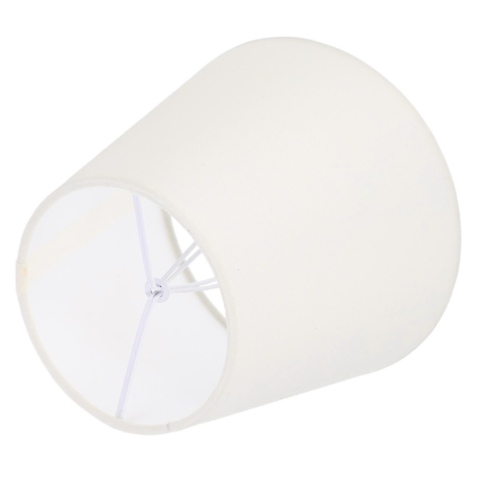 Lampshade for Bedroom Cloth Lampshade Round Rustic Design Beige 15.00X13.00X10.00CM Light Softening 1Set