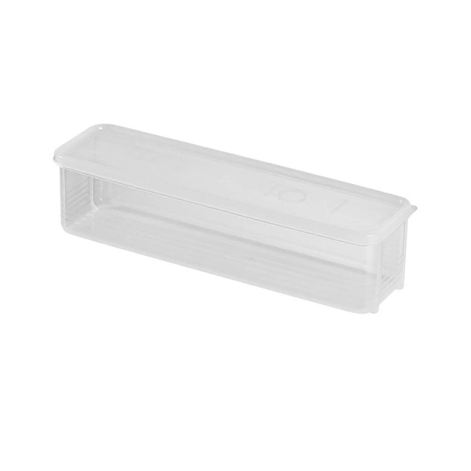 Refrigerator Organizer Kitchen Pasta Container with Lid Transparent