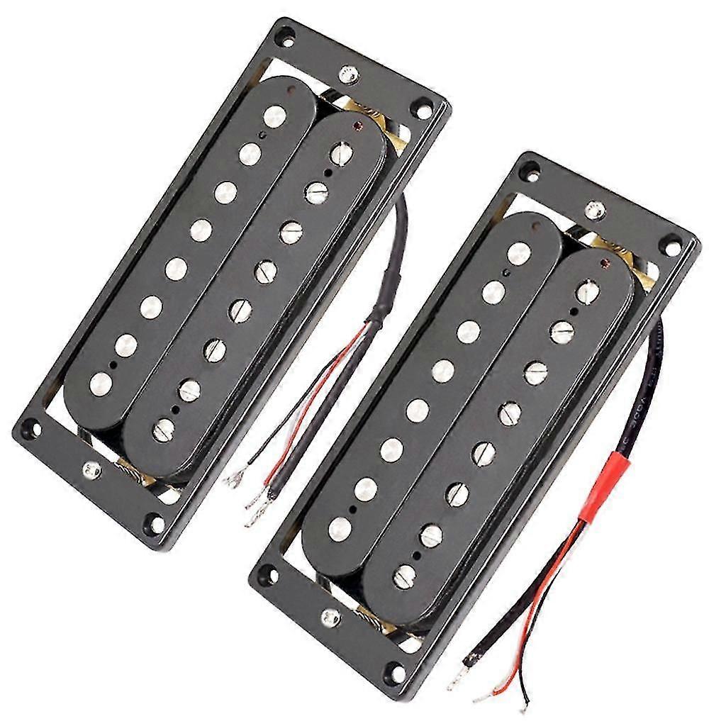 Electric Guitar Double Coil Pickup Humbucker Guitar Parts Accessory Black