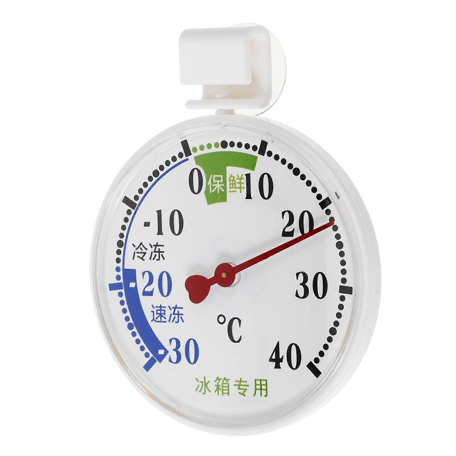Temperature Gauge Portable Thermometer Multi Color For Food Environments Refrigerators Freezer 8.00X6.80X1.50CM 1Pcs