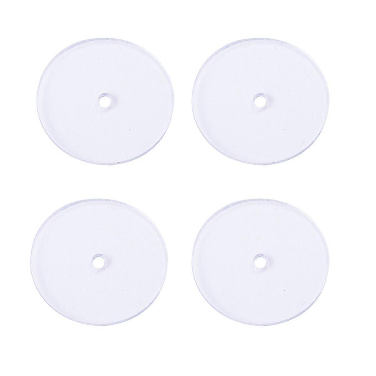 80pcs Clear Earring Safety Backs Earring Back Stopper Earring Pad