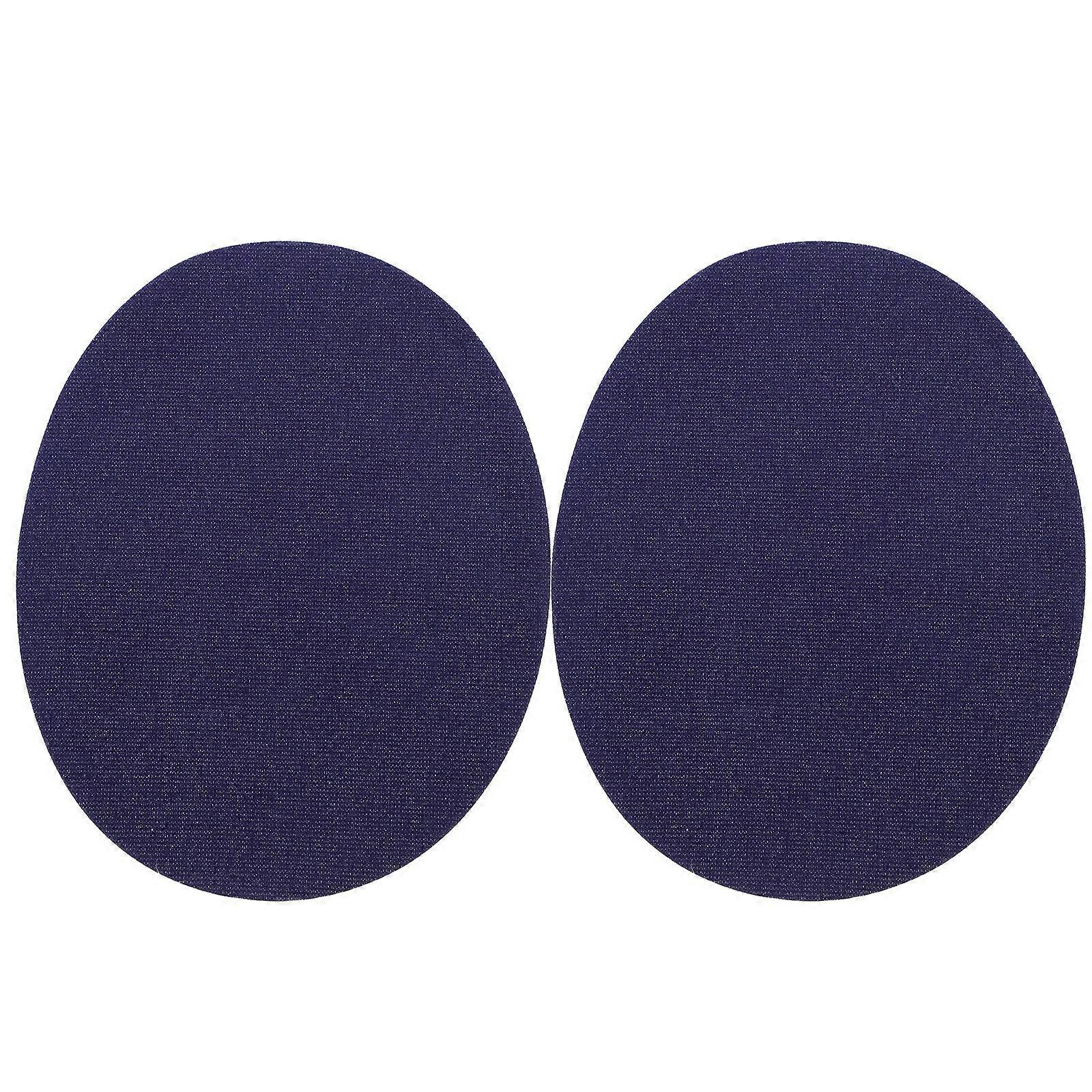 1 Pair of Oval Ironing Patches Clothes Repair Patches Elbow Iron-on Patches