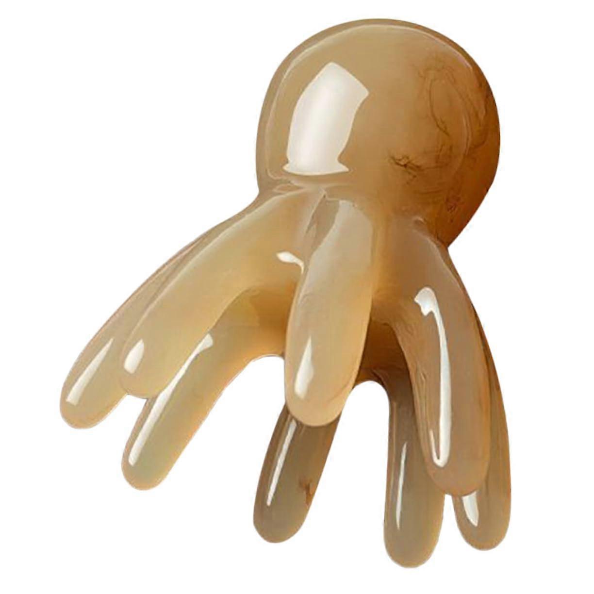 Octopus Jade-Like Scalp Massager Handheld Tool for Relaxing Scalp Massage Portable for All Hair Types