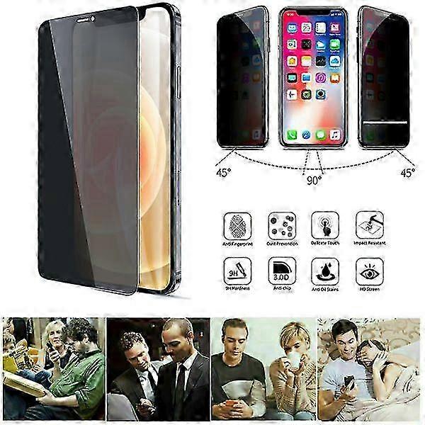 Privacy Tempered Glass Screen Protector for Compatible Smartphones