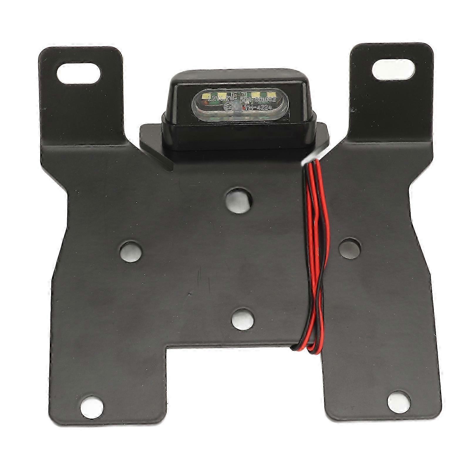 Motorcycle License Plate Frame Bracket Black Shockproof Protective Holder for Suitable Brand Monkey125