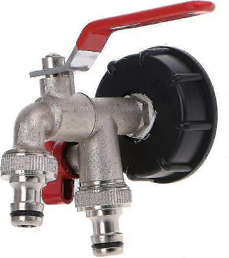 タンクアダプター用クイックカップリング付き真鍮製ダブルアウトレットドレンタップ、さまざまな用途に適しています