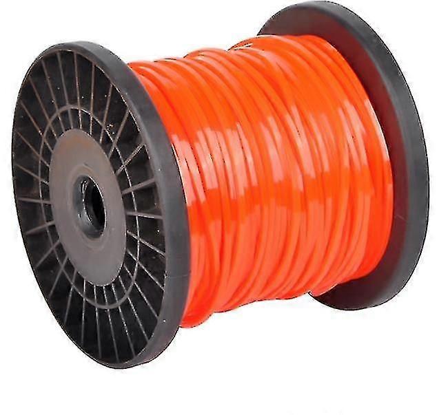 خط استبدال خط الانتهازي لقطر خط النايلون المتقلب العشب 2.4 مم × 100 متر برتقالي ، مربع