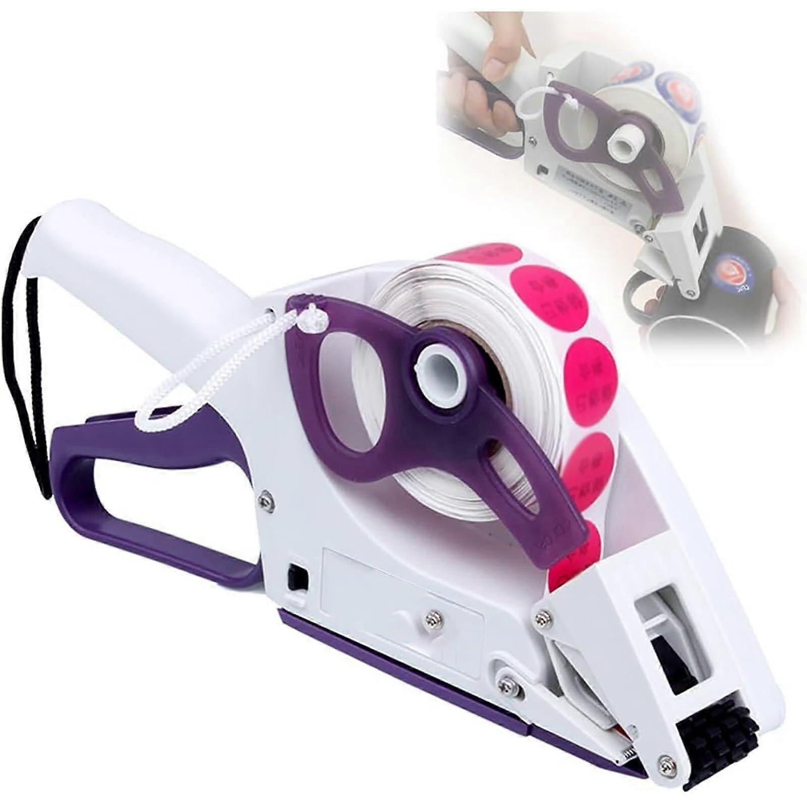Portable barcode label applicator gun – versatile for warehouses, supermarkets (18–35 mm)