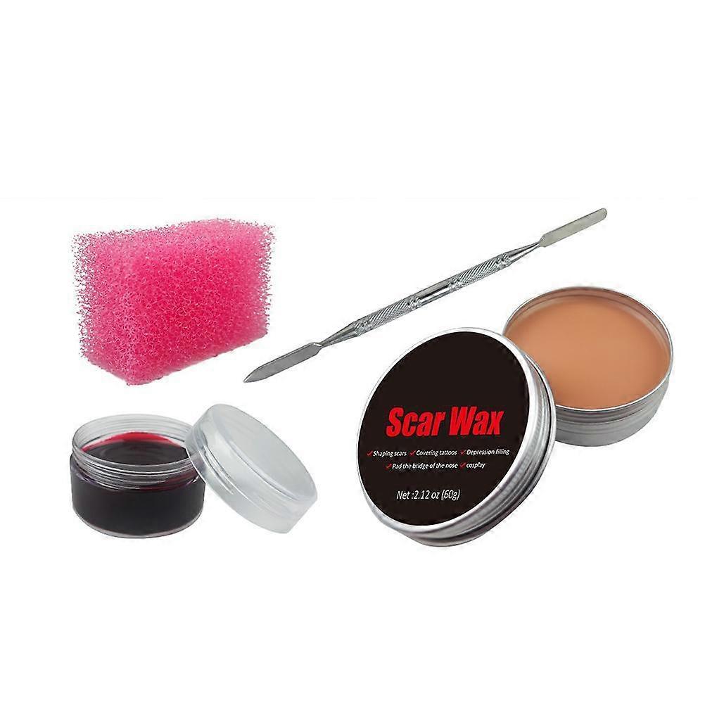Make Up Wax Scars Make Up Wax Halloween Make Up Scar Wax Kit for Halloween Festival Stage Special Effects