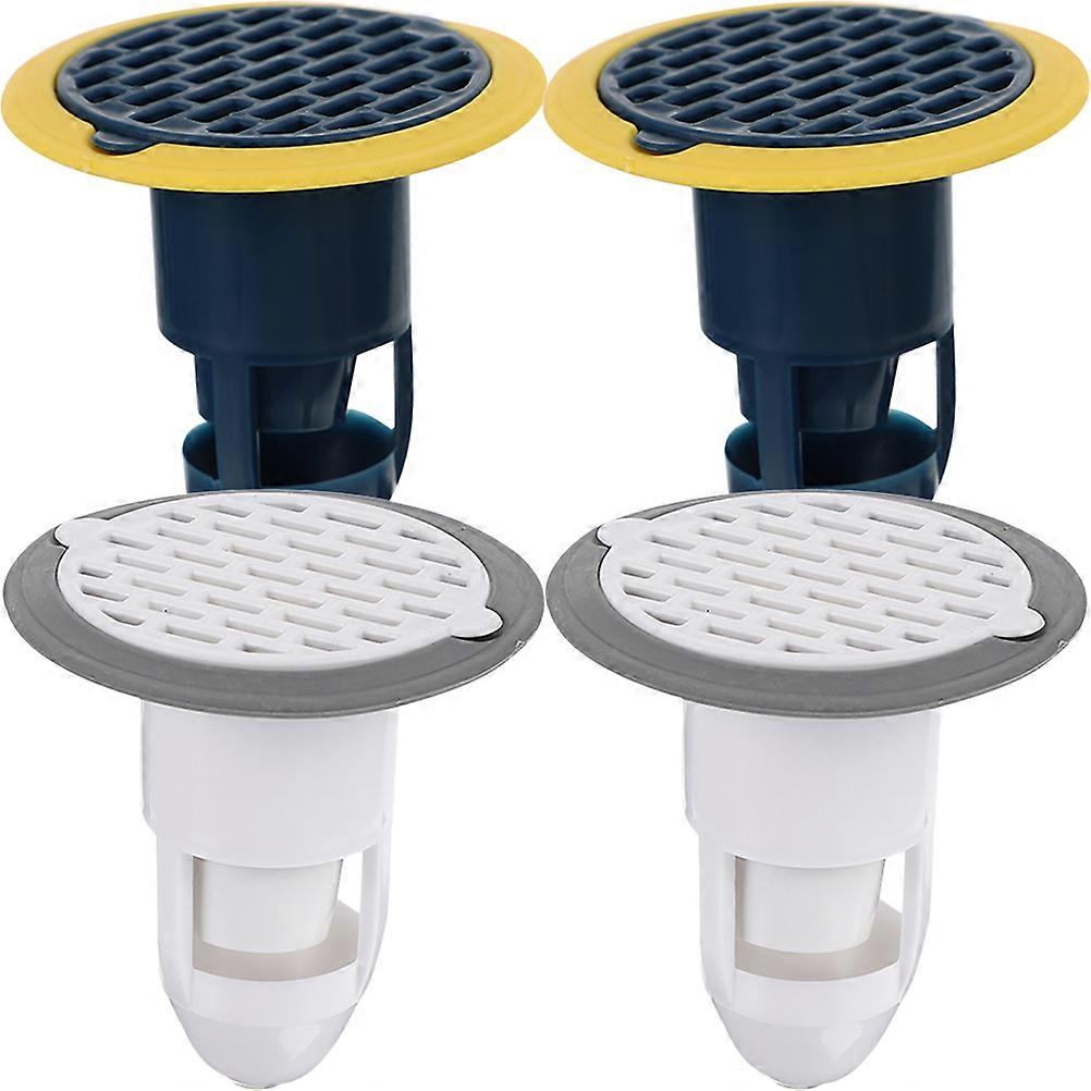 4 stk. afløbspropper til badeværelsesvask, reservedele til badekar og køkkenvask, holdbare, nemme at installere afløbsfiltre med kurvdesign
