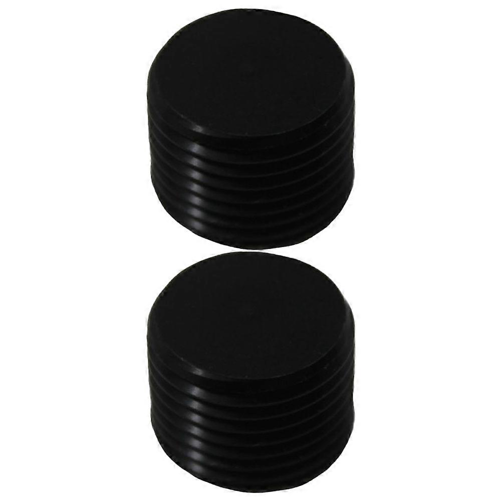 2pcs Aluminum Oil Plug Stopper Magnetic Drain Plug Socket Fitting for Engine Wear Reduction Easy Installation NPT Adapter