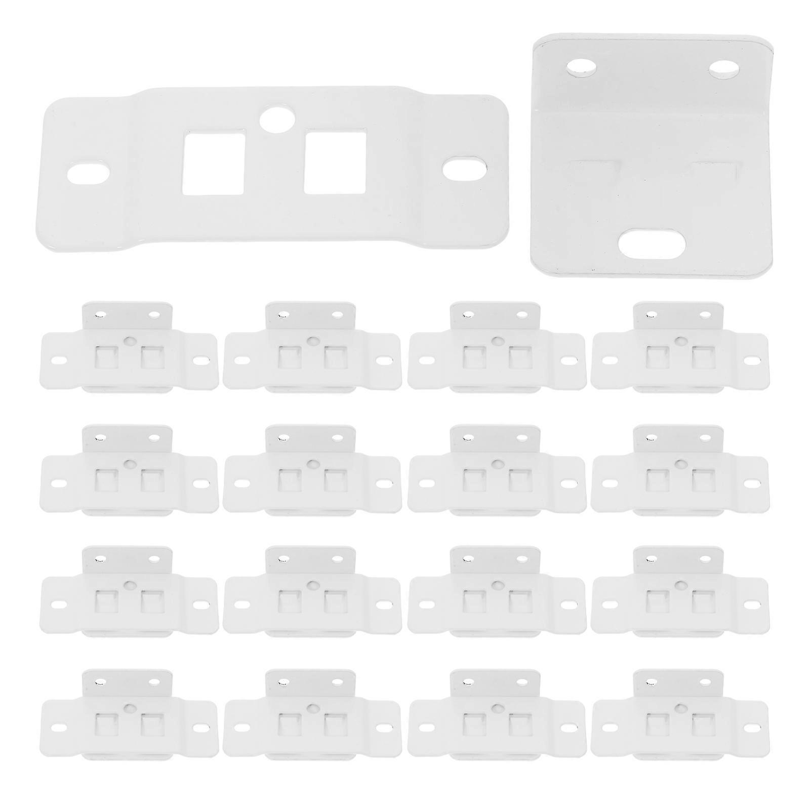 Strong L Bracket Shelf Supports Corner Braces Users Homeowners Iron 20Set