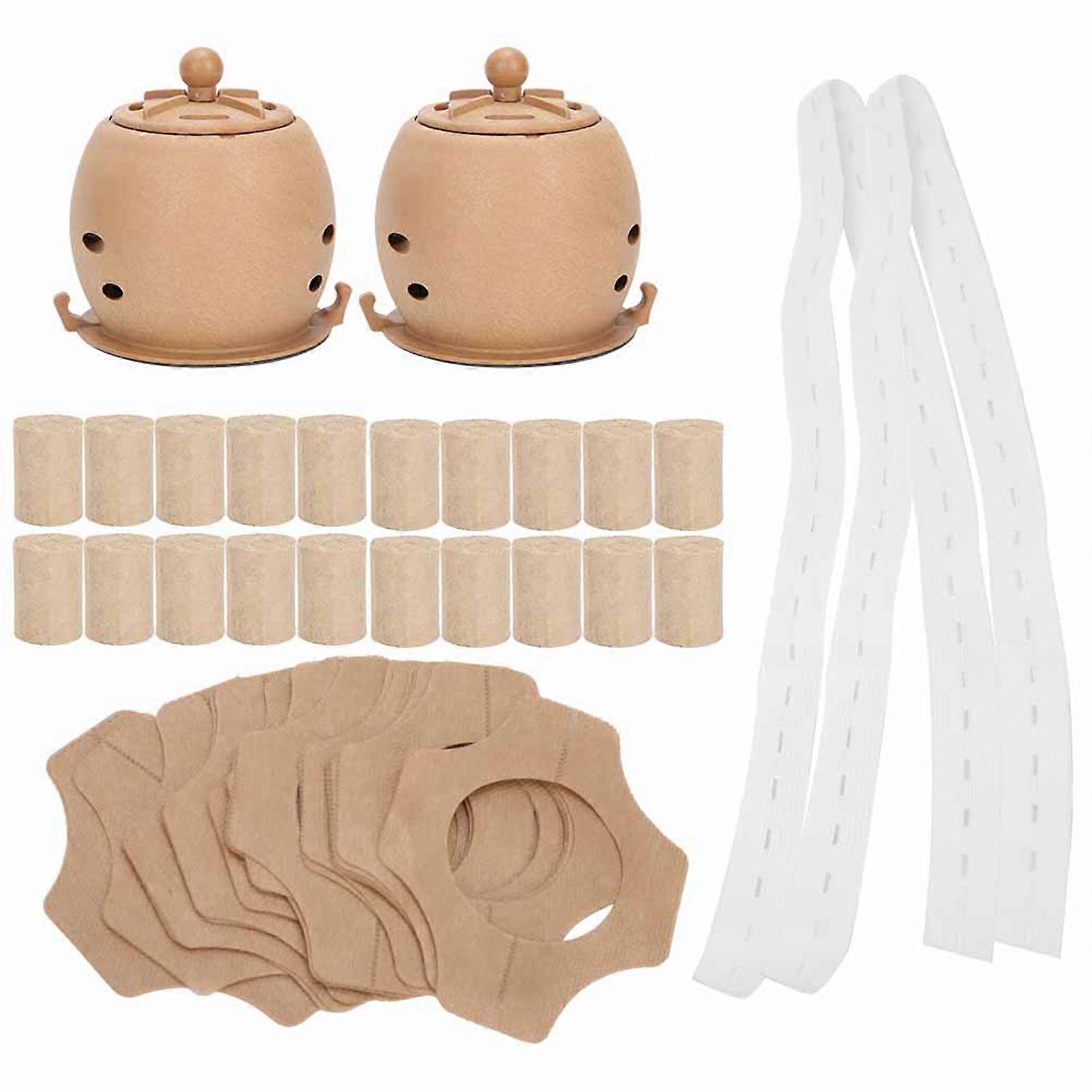 Professional Portable Moxibustion Box Household Moxa Therapy Box Device with Moxa Cone