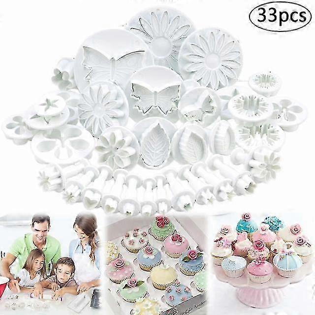 2025 33pcs cake decoration cookies cutting machine DIY baking tools
