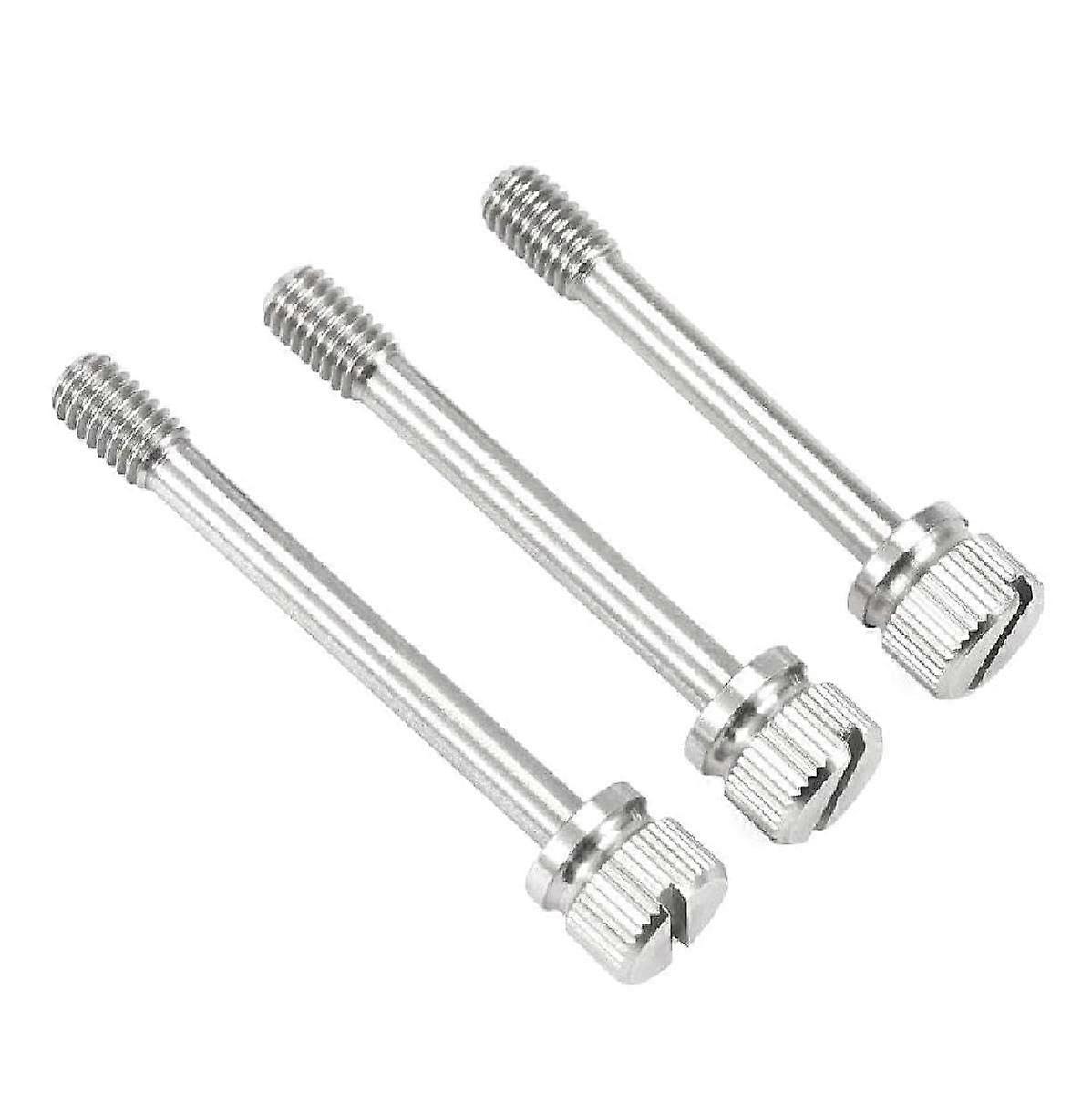 M2 M2.5 M3 M4 M5 M6 M8 Knurled Slotted Head Screws Stainless Steel High Level Hand Fixed Bolt Pack of 2 M5 x 12 mm