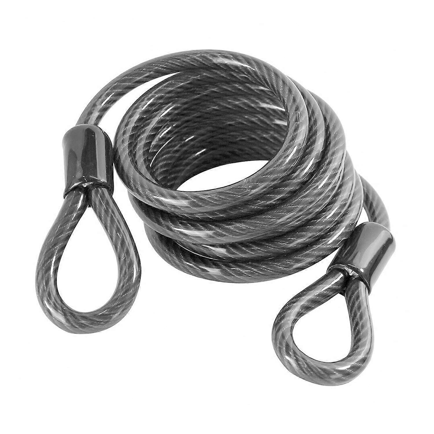 Loop Cable Steel Cable With Eyelets Plastic Coated Loop Cable 180 cm Length Bicycle Lock