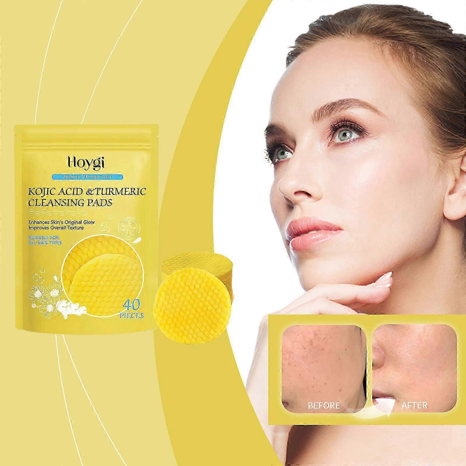 ターメリッククレンジングパッド、ターメリッククレンジングパッドは、肌の油と水のバランスを取り、体の肌から余分なケラチンを取り除くのに役立ちます