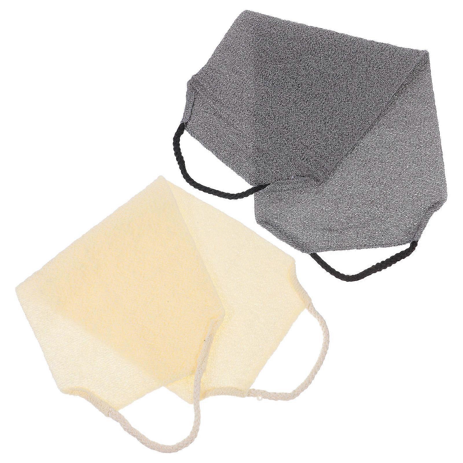 Exfoliating Shower Towel & Back Scrubber Stretchable Body Washcloth for Deep Cleansing and Quick Drying for Men and Women