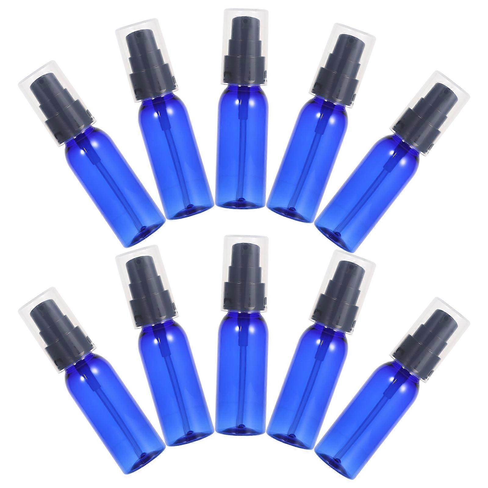 Lotion Dispenser Compact Blue Plastic Empty Bottle For Outdoor Use 30Ml 10Pcs