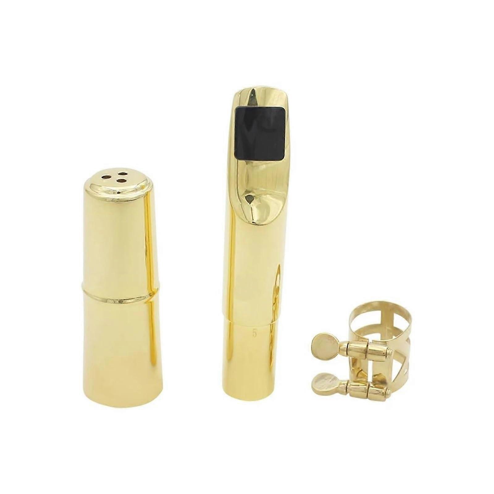 Accessories Beginner Saxophone Alto Sax Mouthpiece Sax Mouthpieces Ligature Professional 5C 6C 7C 8C Woodwind Instrument Accessories (Color: 6C)