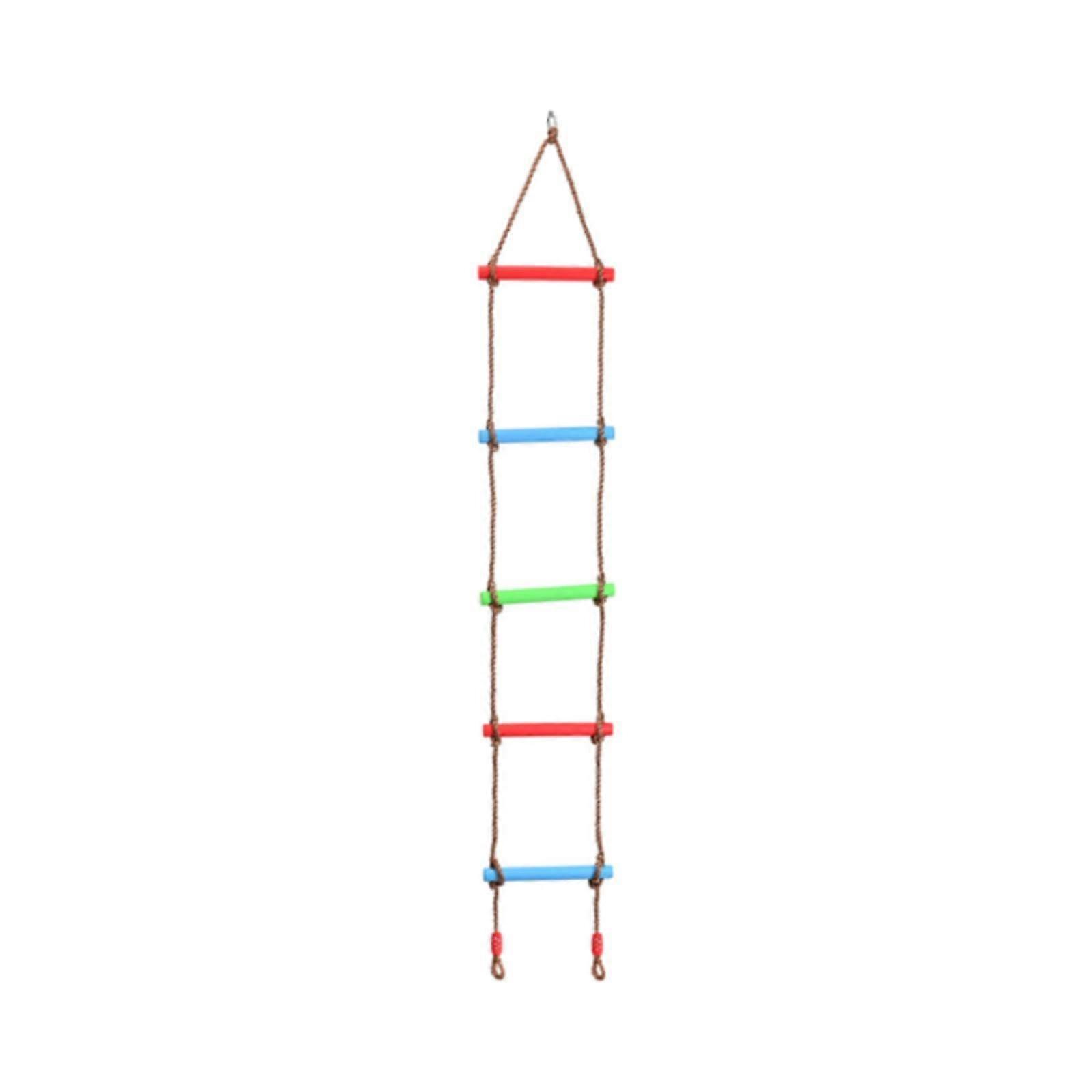 Climbing Rope Ladder with 5 Section Straps for Exercise Equipment Fitness Toy
