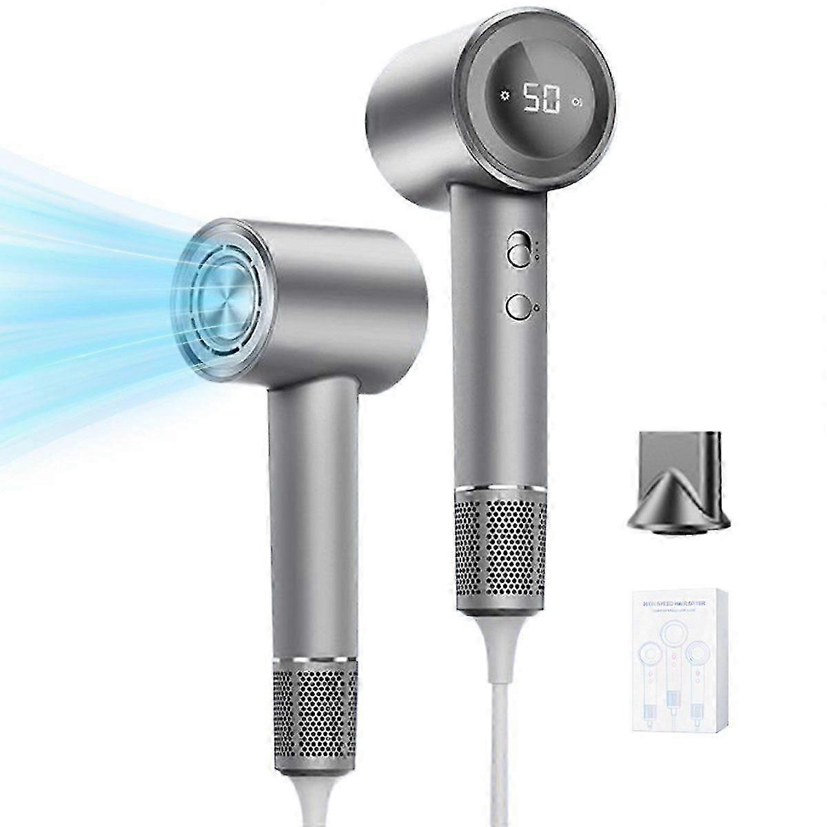 High-speed hair dryer, ionic hair dryer, professional hair styling tool, efficient drying technology