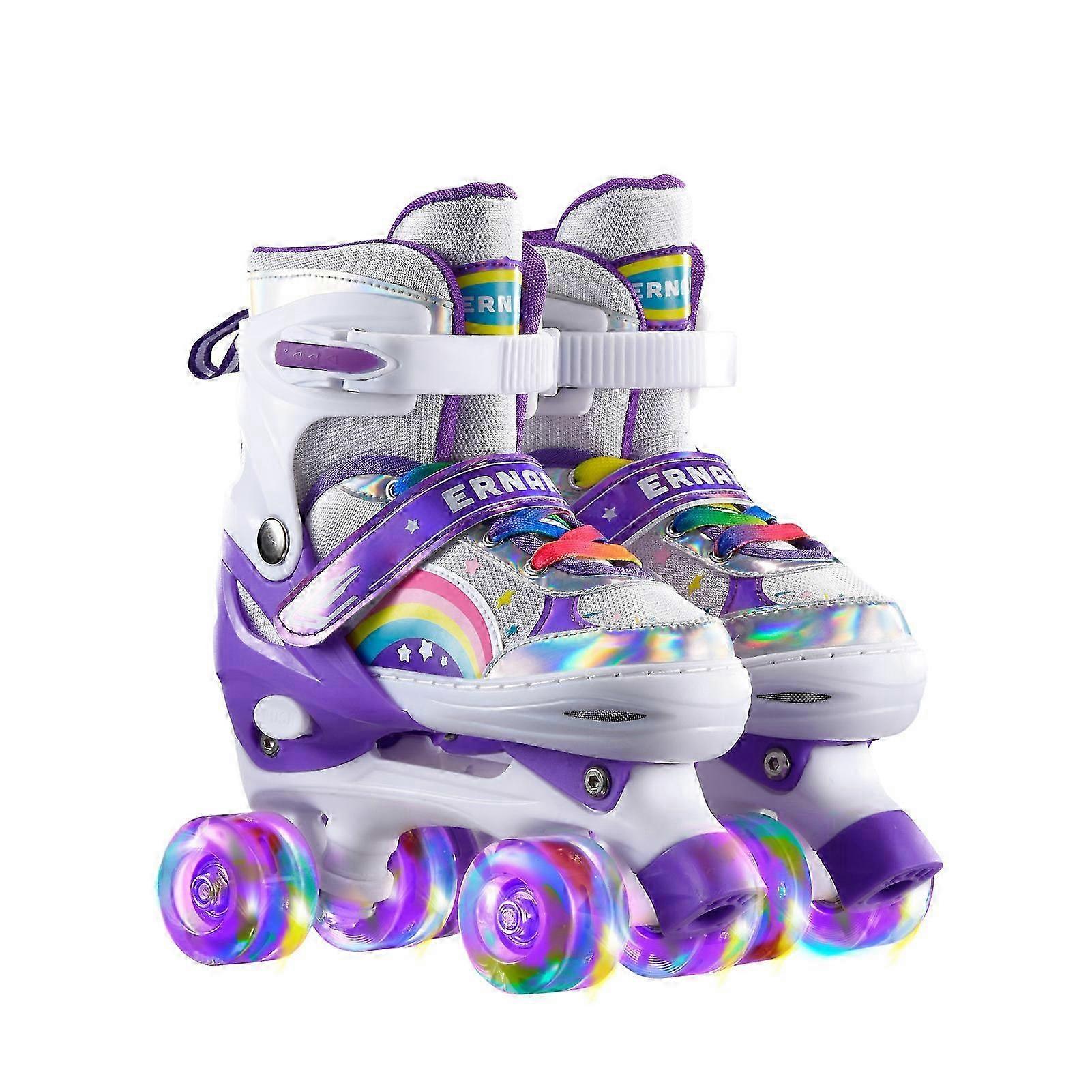 2025 Double Row Roller Skating Shoes for Kids - Complete Set for Beginners and Children