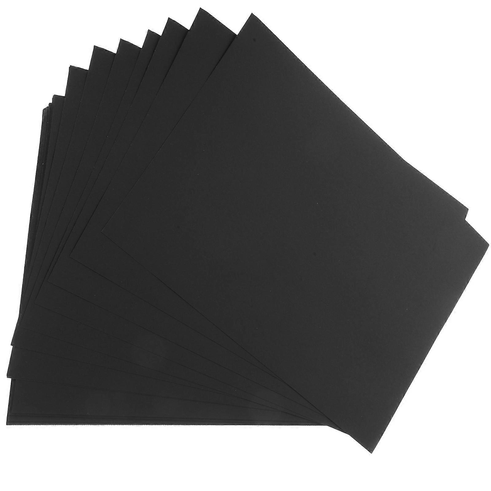 Black Card Paper for DIY Crafts Made of Paperboard Perfect for Drawing and Painting Projects 50 Pieces