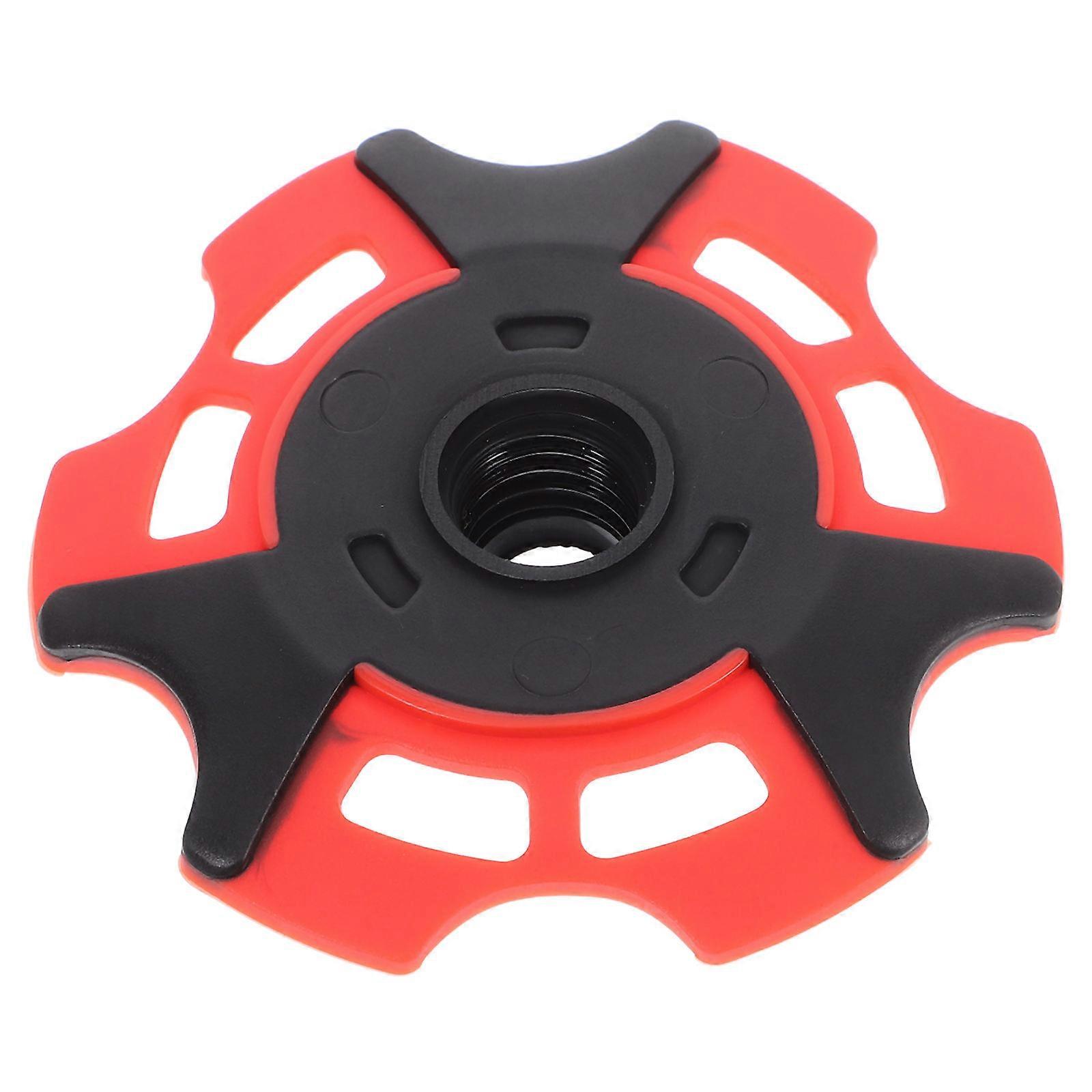 Red Plastic Trekking Pole Tips Replacement Mud Blocker for Climbing Easy Installation Compatible with Ski Poles