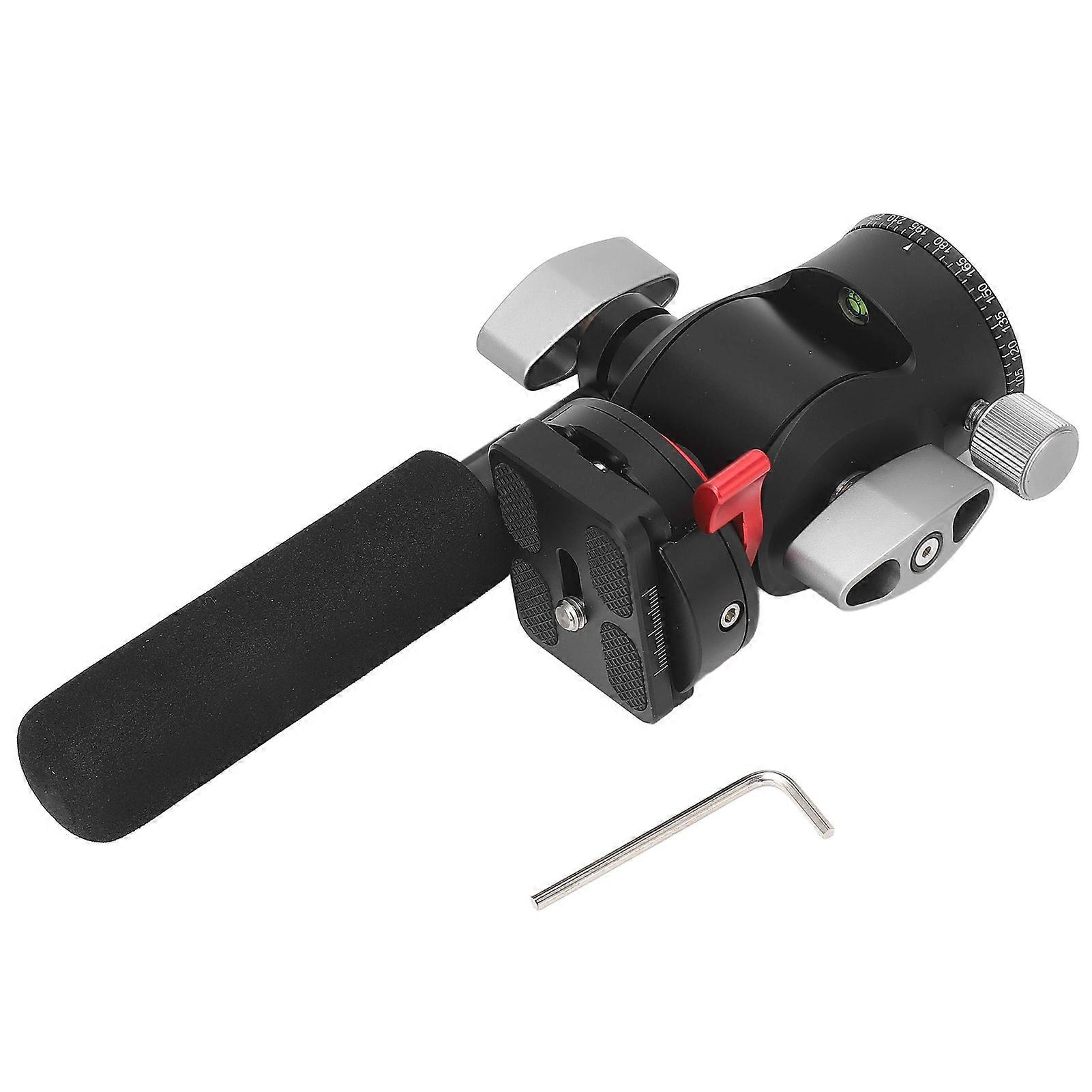 Camera Fluid Tripod Head with Quick Release Plate Handle Load Up To 2kg Tripod Fluid Pan Tilt Head for DSLR Camera