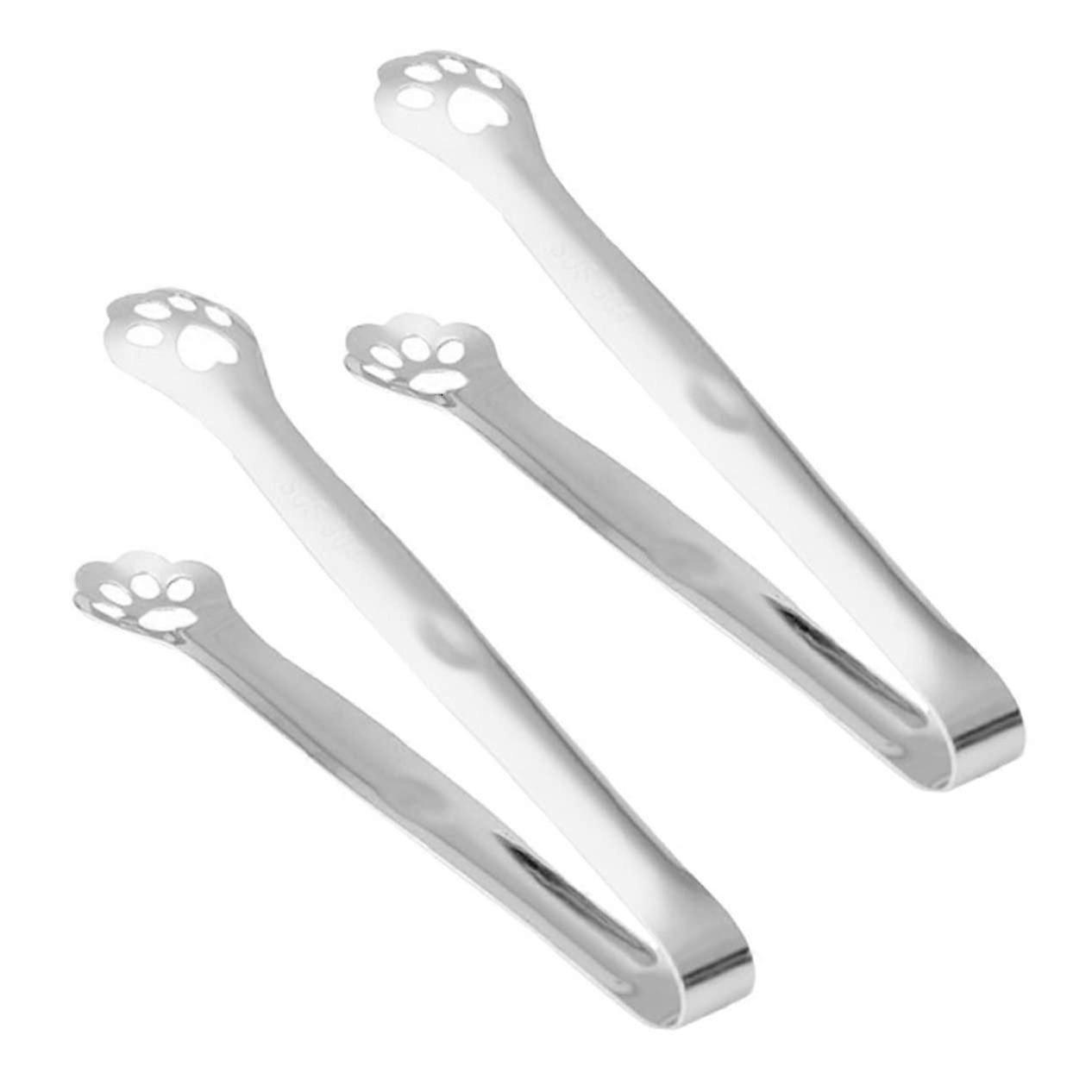 2 Cat Claw-Shaped Serving Tongs - High-Quality Kitchen Utensils for Parties & BBQs