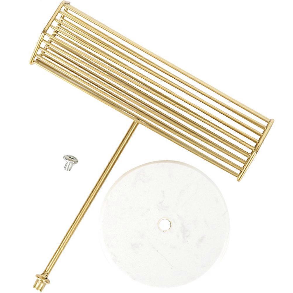Headband Display Holder Jewelry Stand Home Office Supermarket Display Window 21x18.5cm Golden 1Set