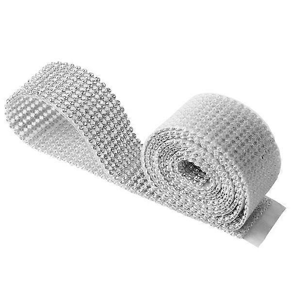 3mm DIY 10 صفوف تقليد شبكة الماس لفة كريستال أحجار الراين ديكور الشريط (#03)