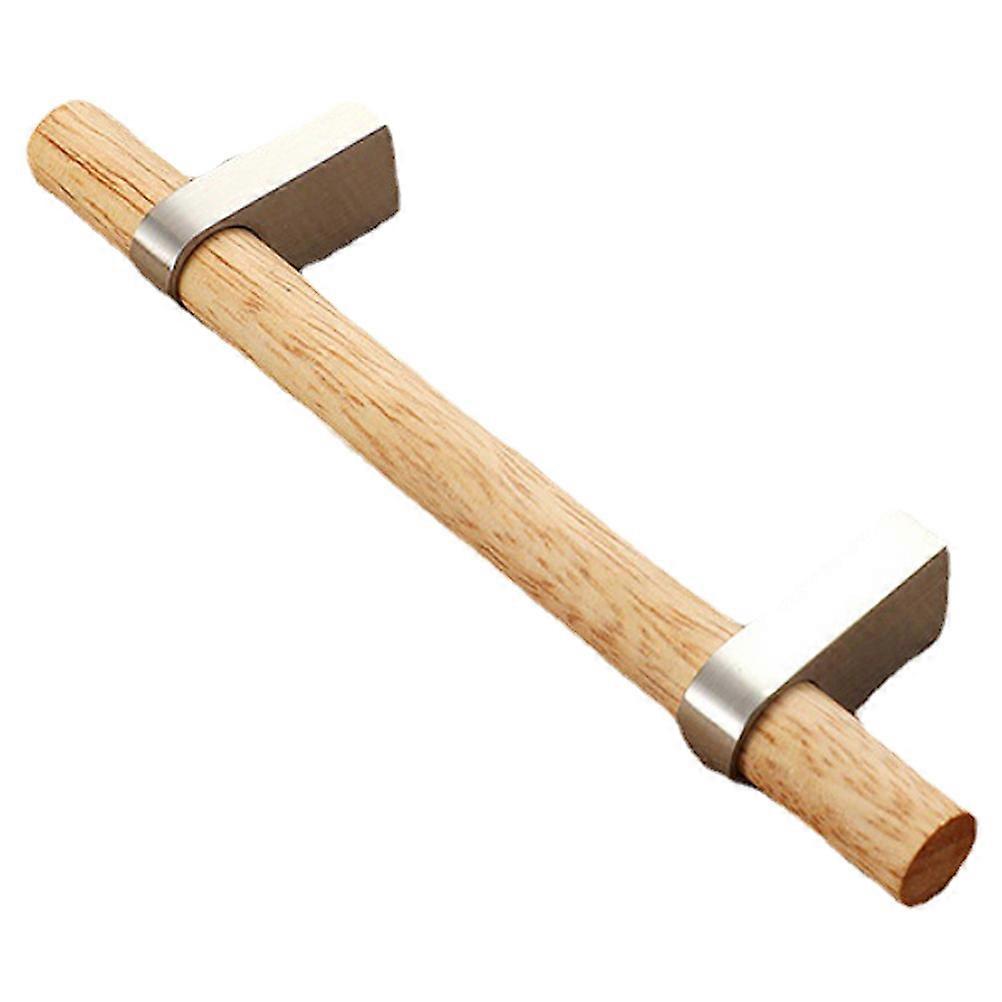 Durable Solid Wood Pull Handle for Home with Composite Material Silver Color Fits Various Scenes 7.8 Inches