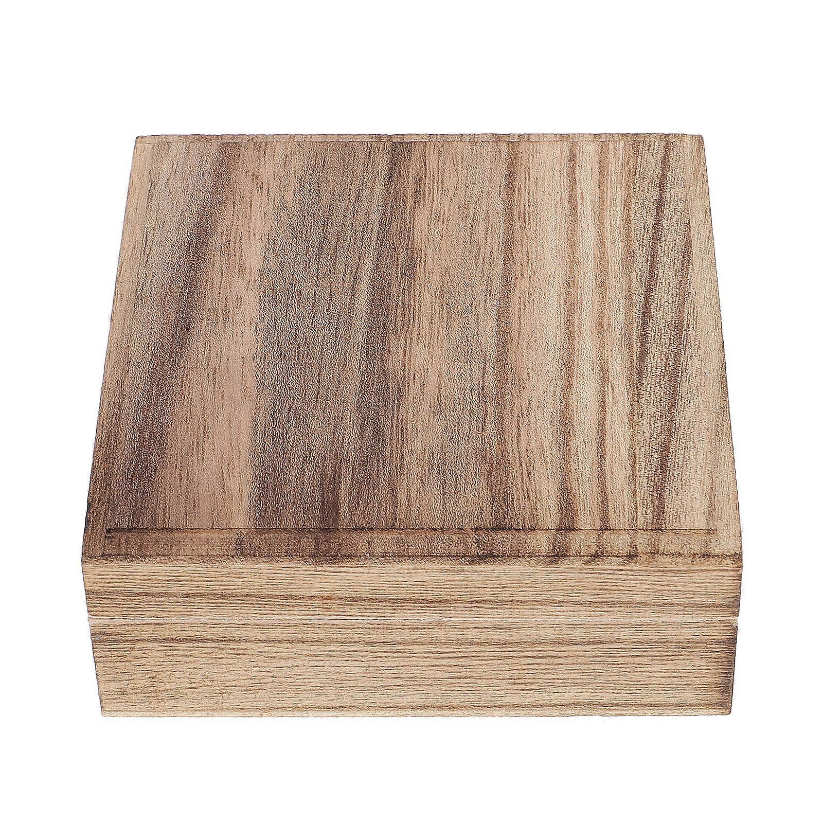 Ivory Vintage Jewelry Box Durable Wooden Jewelry Container for Home Storage 1pc