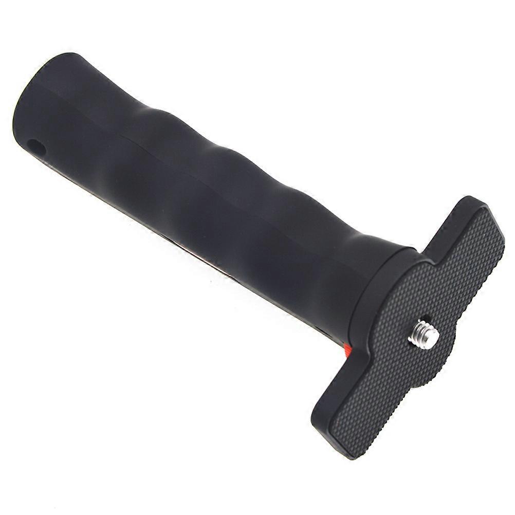 Black Rubber Camera Handle with Wide Platform for Stable Grip and Universal Compatibility 4.5 inches