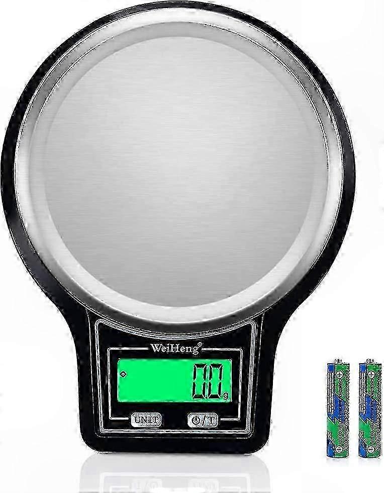 Precision Kitchen Scale 5kg/0.1g, Stainless Steel Multifunction LCD Display for Accurate Measurements