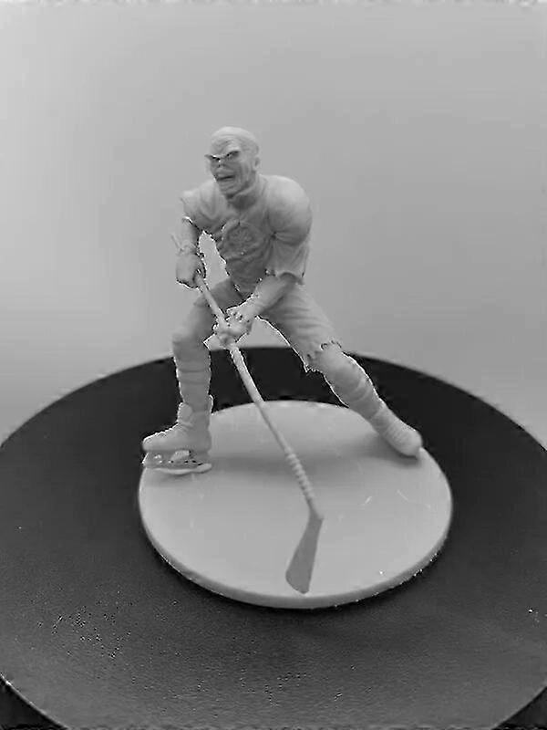 Παίκτης χόκεϋ DIY Ρητίνη Σχήμα 1/24 Κλίμακα 75mm Συναρμολογημένο κιτ μοντέλου Μη συναρμολογημένο διόραμα Άβαφα ειδώλια Παιχνίδια χόμπι