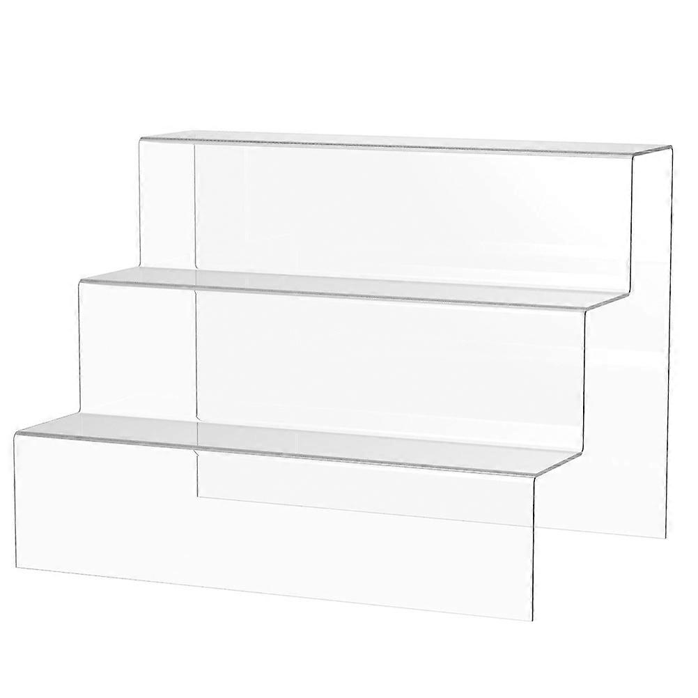 1Pc Acrylic Ladder Type Display Stand Multi layer Models Adornments Showing Shelf Doll Perfume Organizer Storage Holder