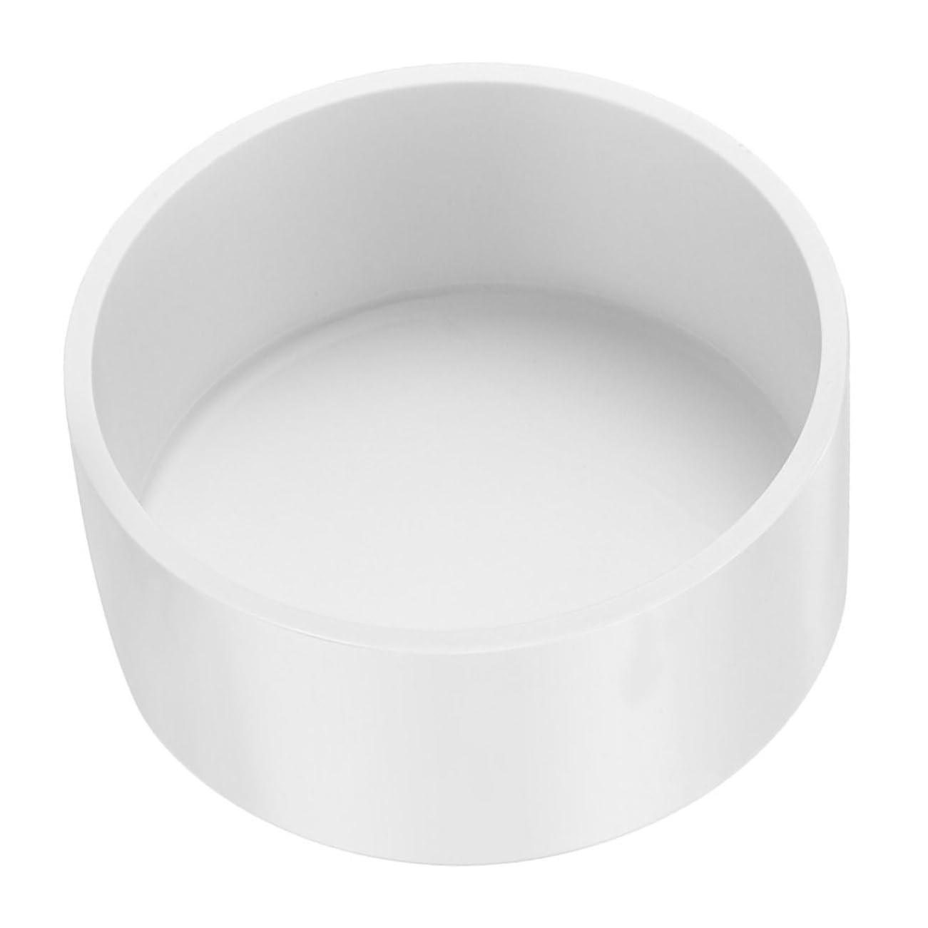PVC Pipe End Cap, Protective End Plug For Plumbing, PVC Cap 1/2 In, White