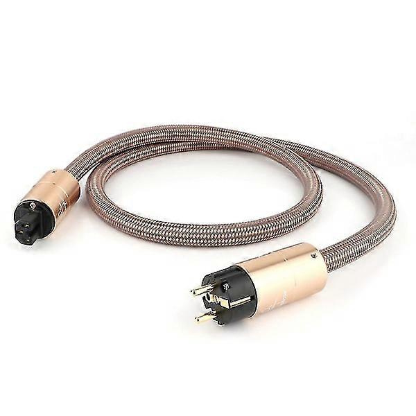 High Quality Power Cable Cd Amplifier Cable Eu Power Cable, 1 m, Eu Plug